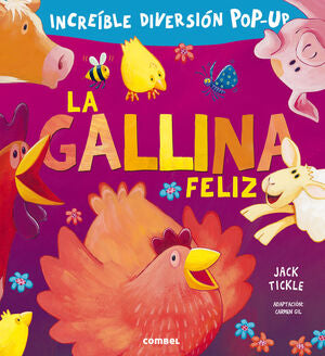 Portada del libro INCREIBLE DIVERSION POP UP: LA GALLINA FELIZ - Compralo en Aristotelez.com