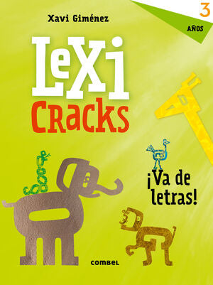 Portada del libro LEXICRACKS. EJERCICIOS DE ESCRITURA Y LENGUAJE 3 AÑOS - Compralo en Aristotelez.com