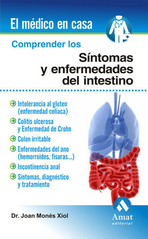 Portada del libro COMPRENDER LOS SÍNTOMAS Y ENFERMEDADES DEL INTESTINO - Compralo en Aristotelez.com