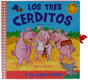 Portada del libro LOS TRES CERDITOS (LIBRO CARRUSEL) - Compralo en Aristotelez.com