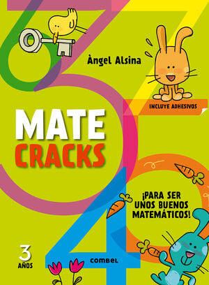 Portada del libro MATECRACKS 3 AÑOS. PARA SER UN BUEN MATEMATICO - Compralo en Aristotelez.com