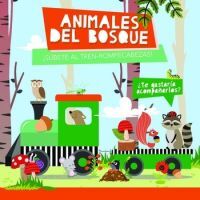 Portada del libro ANIMALES DEL BOSQUE ¡SUBETE AL TREN ROMPECABEZAS! - Compralo en Aristotelez.com